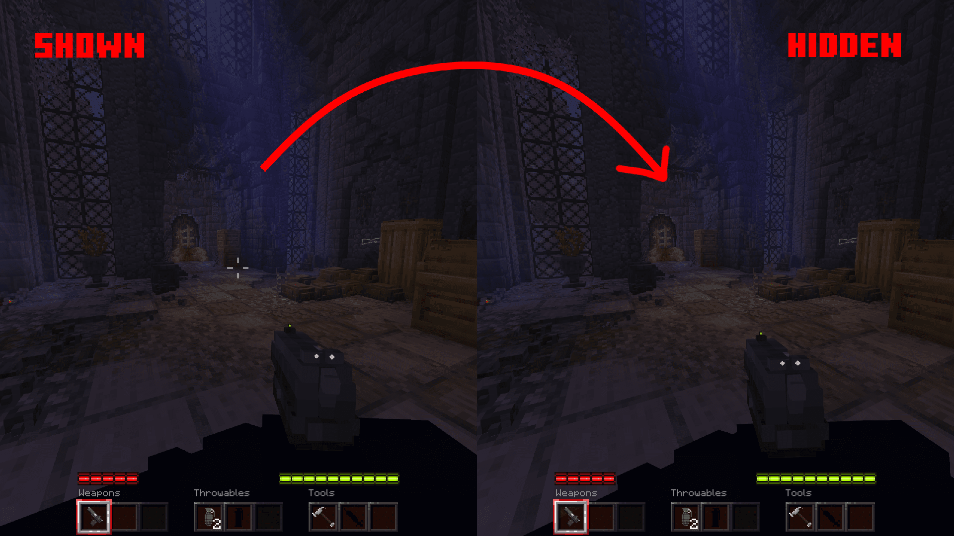 Custom Crosshair visibility (technical)