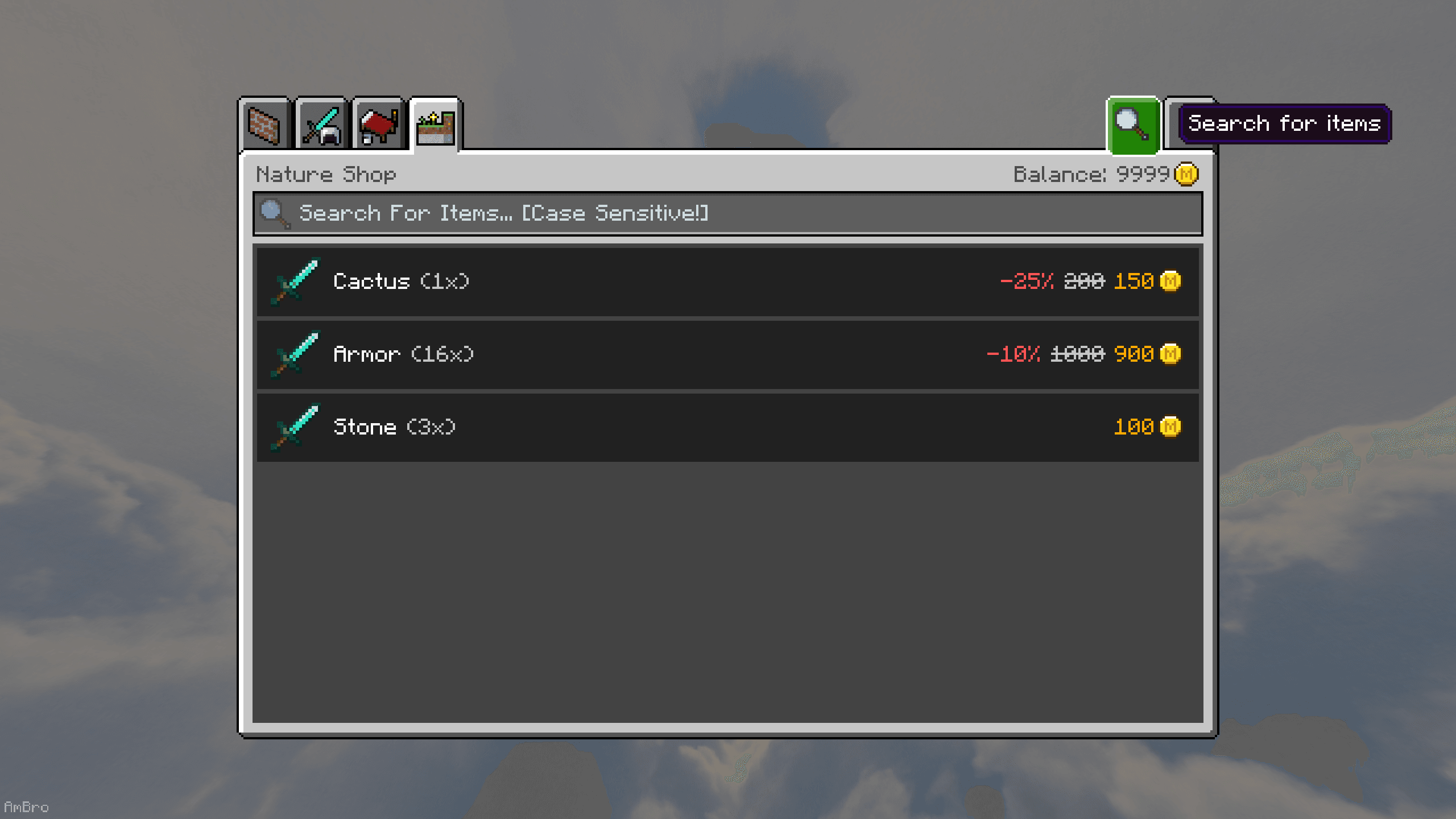 Look in Search Mode
