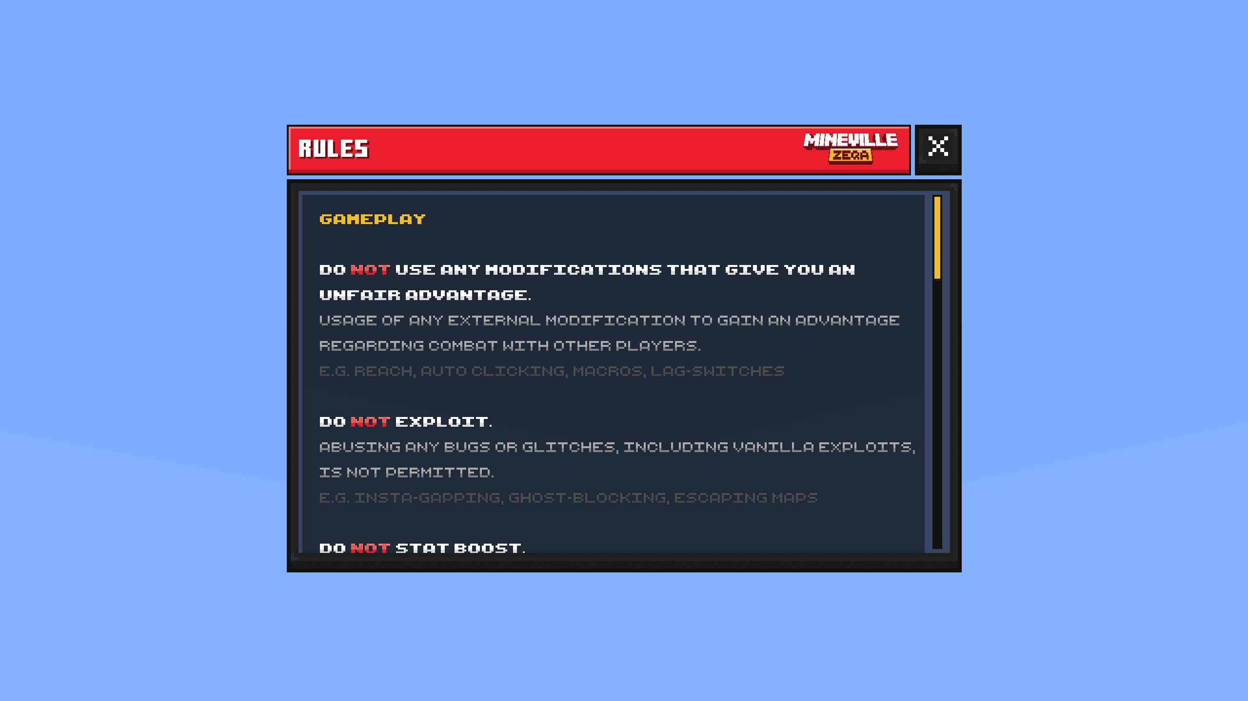 Rules