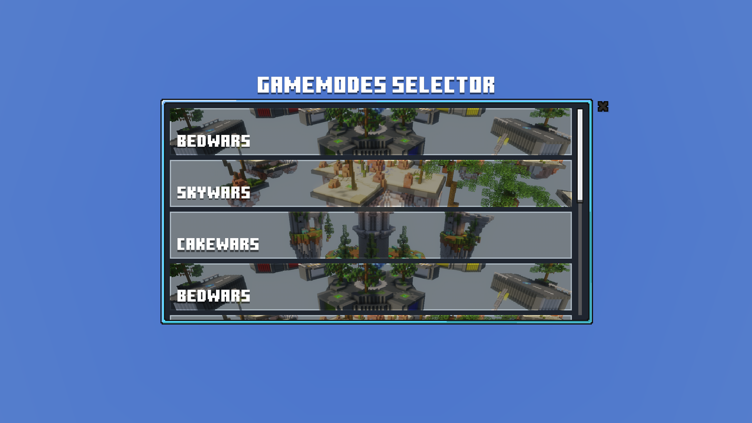 Gamemodes Lobby Selector
