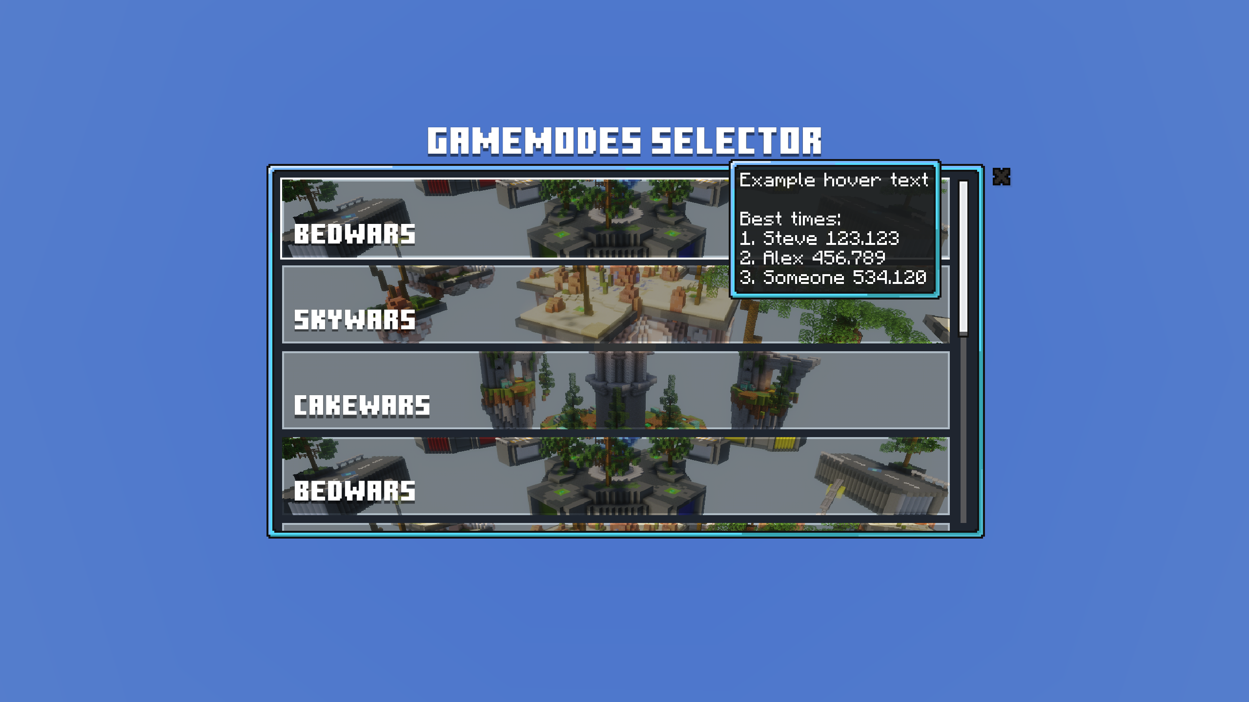 Leaderboard Tooltip