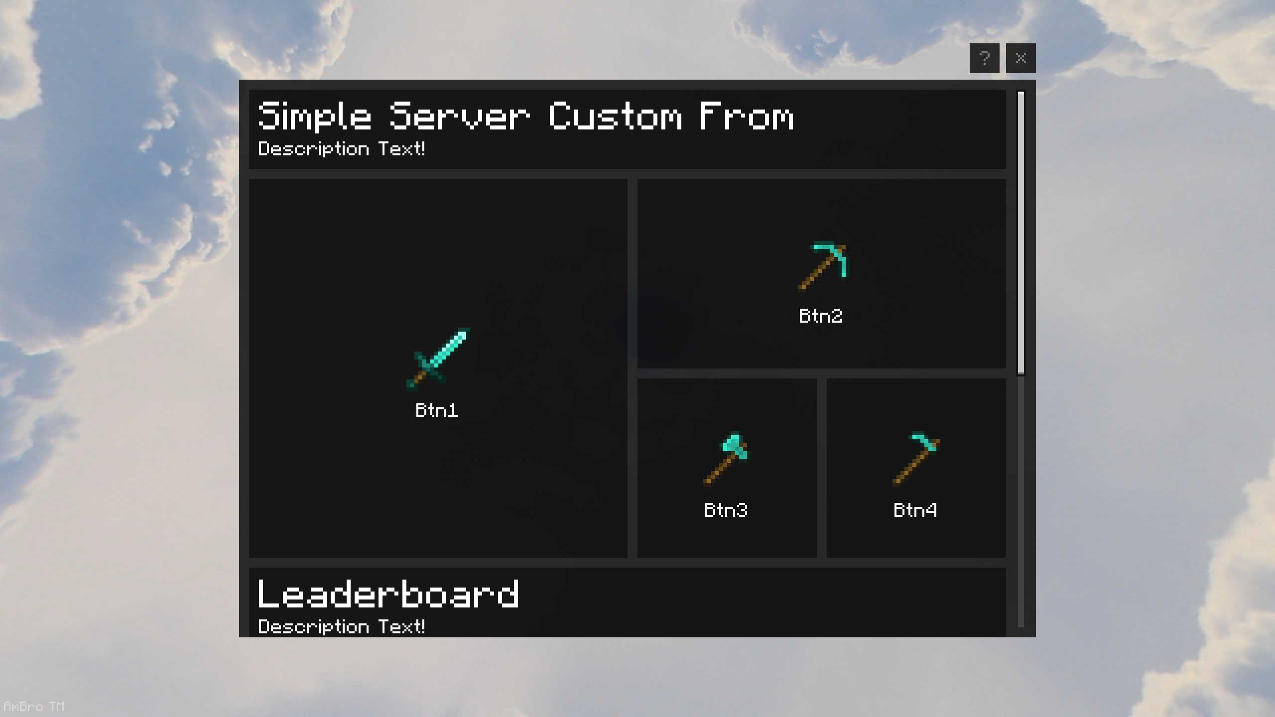 Simple UI